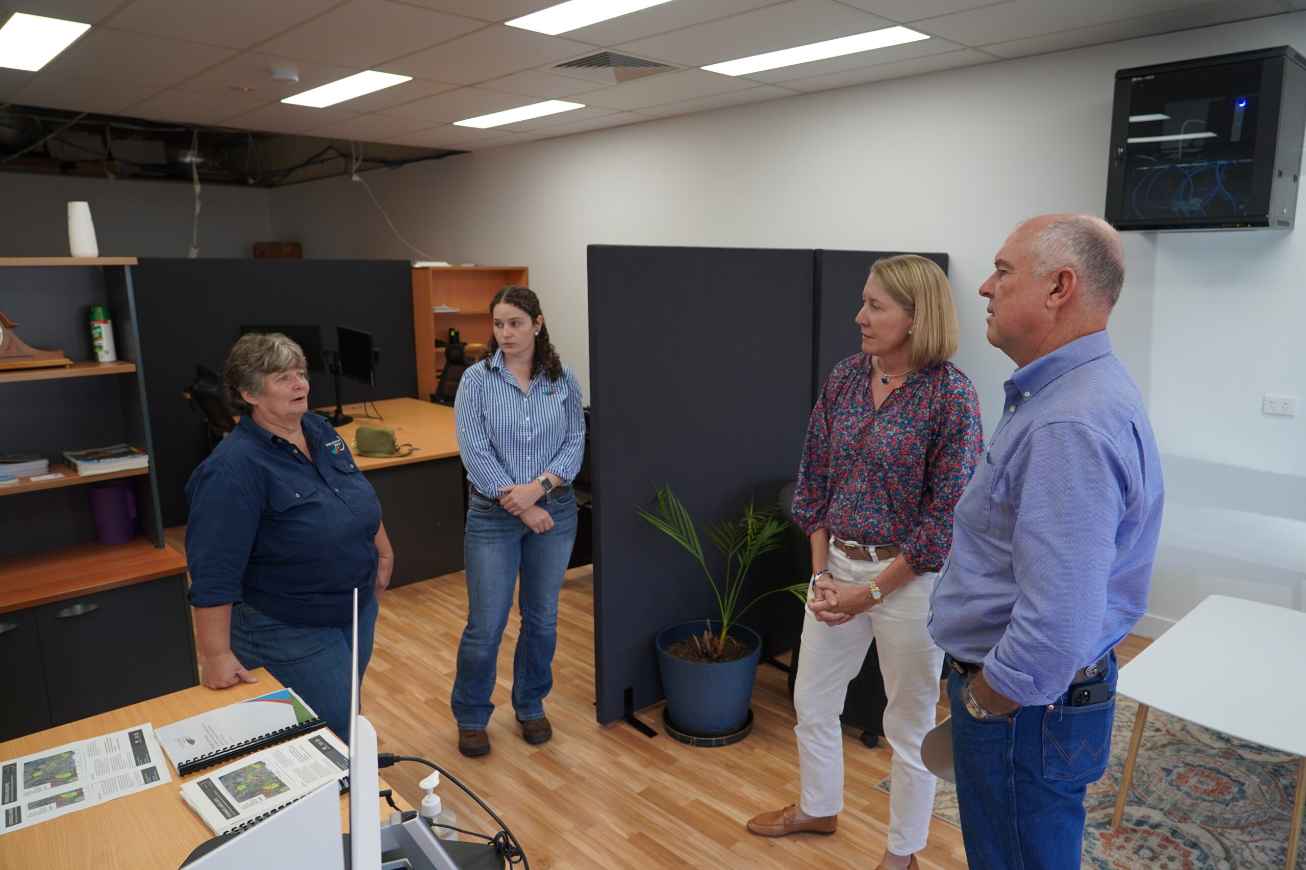 Southern Qld Landscapes, SQL Team with Minister Perrett, 2025 Floods